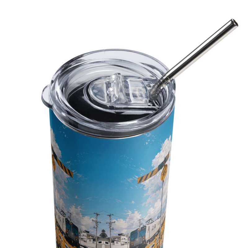 Stainless steel tumbler - White 20 oz