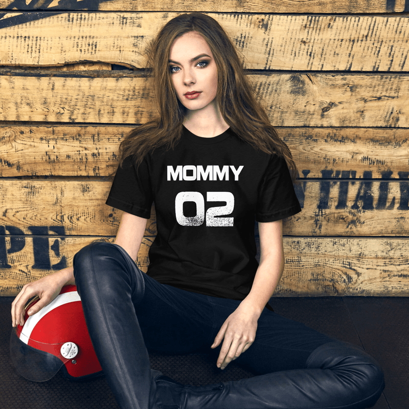 Mommy 02 Unisex t-shirt - Black XS