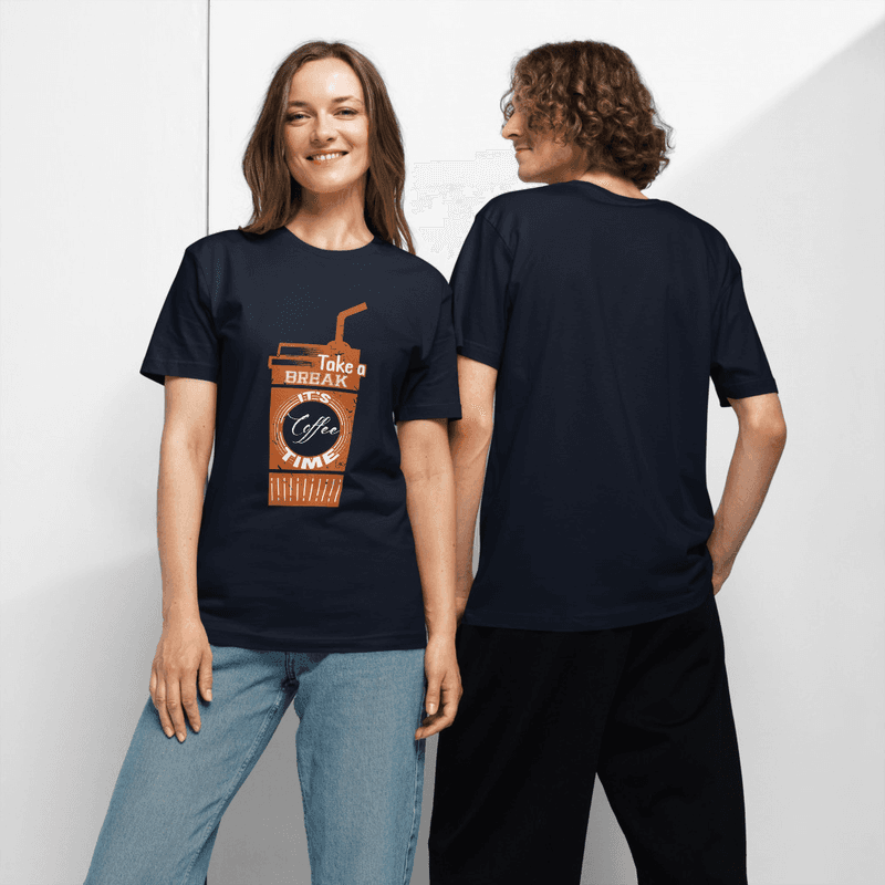 Take a Break it's Coffe Time - Navy S