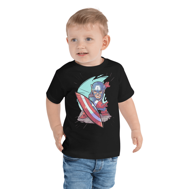 Captain America Toddler Short Sleeve Tee