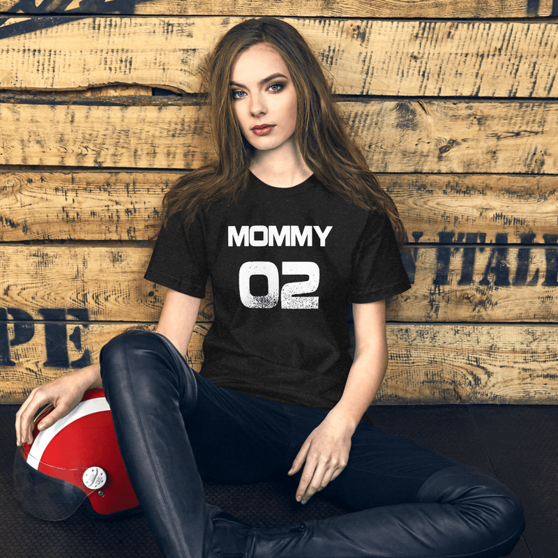 Mommy 02 Unisex t-shirt / Black Heather / XS Mommy 02 Unisex t-shirt