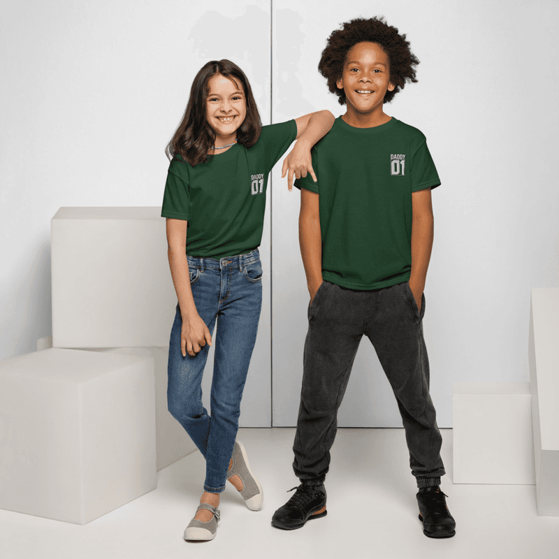 Daddy 01 Youth t-shirt - Forest Green XS